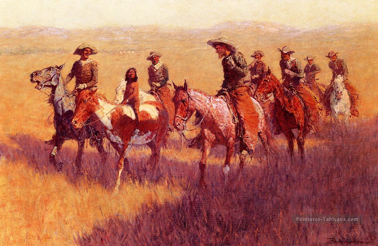 Une agression sur sa dignité Far West américain Frederic Remington Peintures à l'huile
